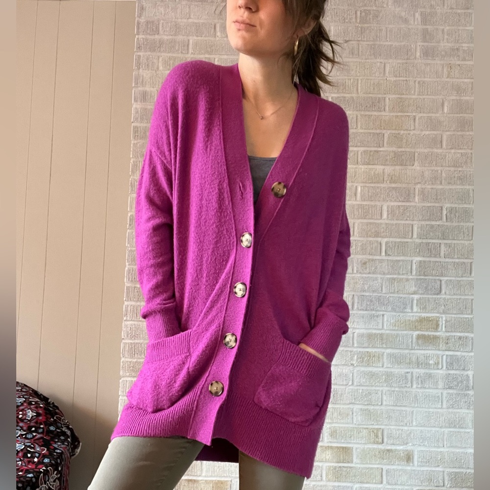 LOFT Cozy Purple Sweater